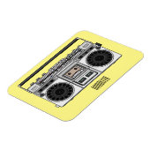 Magnet Flexible Illustration de la bande dessinée radio (Côté Gauche)