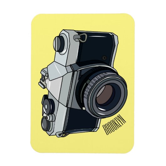 Magnet Flexible Illustration de la caméra (Vertical)