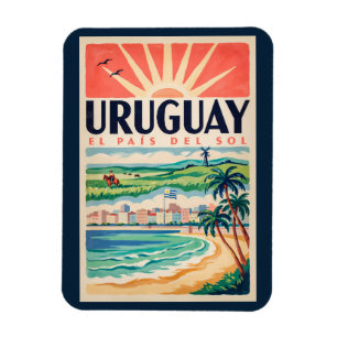 Magnet Flexible Illustration de la culture uruguayenne Art de voya