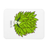Magnet Flexible Illustration de la feuille de limon (Horizontal)
