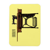 Magnet Flexible Illustration de la machine à coudre (Vertical)