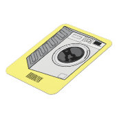 Magnet Flexible Illustration de la machine à laver (Côté Gauche)