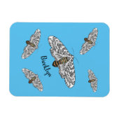 Magnet Flexible Illustration de la papine géante léopard (Horizontal)