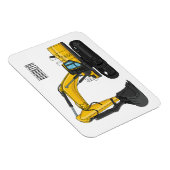 Magnet Flexible Illustration de la pelle Crawler (Côté Droit)
