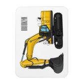 Magnet Flexible Illustration de la pelle Crawler (Vertical)