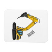 Magnet Flexible Illustration de la pelle de rupture (Horizontal)