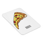 Magnet Flexible Illustration de la pizza (Côté Droit)