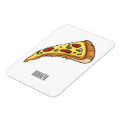 Magnet Flexible Illustration de la pizza (Côté Gauche)