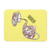 Magnet Flexible Illustration de la série Teacup (Horizontal)