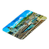 Magnet Flexible Illustration de la ville de Quito Ecuador (Côté Gauche)