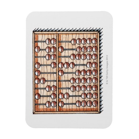 Magnet Flexible Illustration de l'abaque (Vertical)