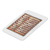 Magnet Flexible Illustration de l'abaque (Côté Gauche)