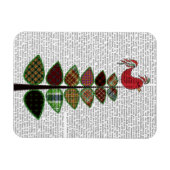 Magnet Flexible Illustration de l'arbre de Tartan (Horizontal)