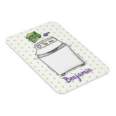 Magnet Flexible Illustration de lave-linge mignonne (Côté Droit)