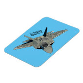Magnet Flexible Illustration de l'avion de chasse (Côté Gauche)