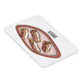 Magnet Flexible Illustration de l'éclair de chocolat (Côté Droit)