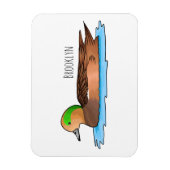 Magnet Flexible Illustration de l'esturgeon américain (Vertical)