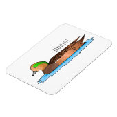 Magnet Flexible Illustration de l'esturgeon américain (Côté Gauche)