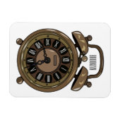 Magnet Flexible Illustration de l'horloge d'alarme (Horizontal)