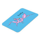 Magnet Flexible Illustration de l'orchidée mante (Côté Gauche)