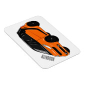 Magnet Flexible Illustration de micro-voiture (Côté Droit)
