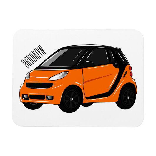 Magnet Flexible Illustration de micro-voiture (Horizontal)