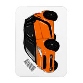 Magnet Flexible Illustration de micro-voiture (Vertical)