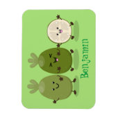 Magnet Flexible Illustration de mignonne guava feijoa (Vertical)