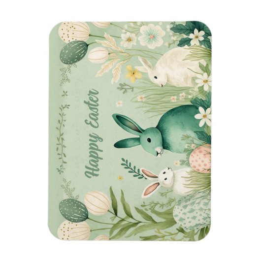 Magnet Flexible Illustration de Pâques (Vertical)