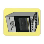 Magnet Flexible Illustration de poêle électrique (Horizontal)