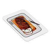Magnet Flexible Illustration de poitrine de dinde rôtie (Côté Droit)
