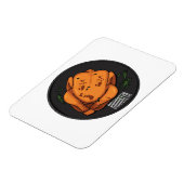 Magnet Flexible Illustration de poulet rôti (Côté Gauche)