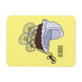 Magnet Flexible Illustration de poussette (Horizontal)
