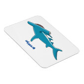 Magnet Flexible Illustration de requin marteau (Côté Droit)
