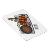 Magnet Flexible Illustration de Satay (Côté Droit)