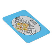 Magnet Flexible Illustration de Shumai dim sum (Côté Droit)