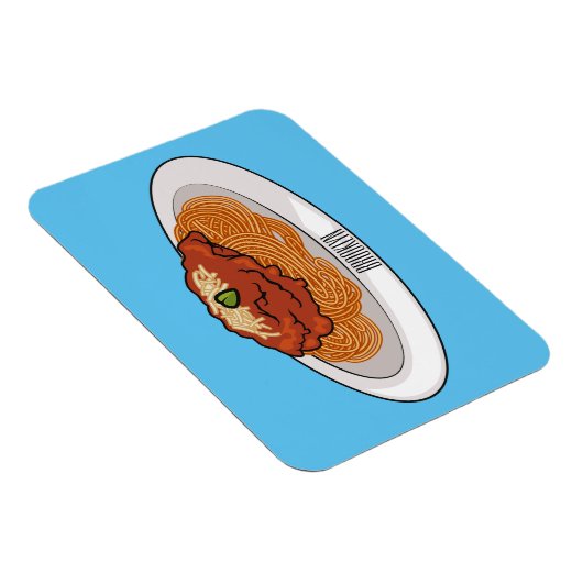 Magnet Flexible Illustration de Spaghetti (Côté Droit)