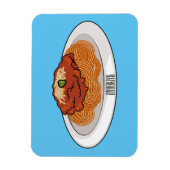Magnet Flexible Illustration de Spaghetti (Vertical)