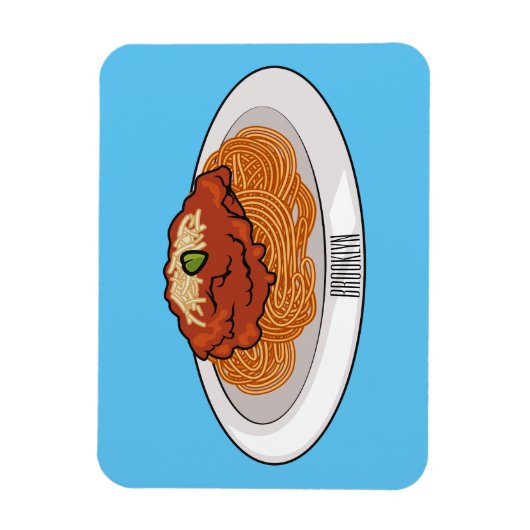 Magnet Flexible Illustration de Spaghetti (Vertical)