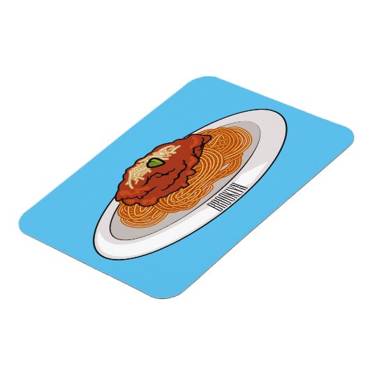 Magnet Flexible Illustration de Spaghetti (Côté Gauche)
