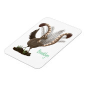 Magnet Flexible Illustration de superbe et superbe lyrebird (Côté Gauche)