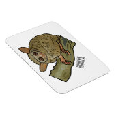Magnet Flexible Illustration de Tarsier (Côté Droit)