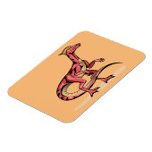 Magnet Flexible Illustration De Velociraptor. (Côté Gauche)