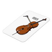 Magnet Flexible Illustration de violoncelle (Côté Gauche)