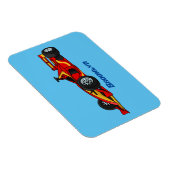 Magnet Flexible Illustration de voitures de course à grande vitess (Côté Droit)