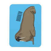 Magnet Flexible Illustration de Walrus (Vertical)