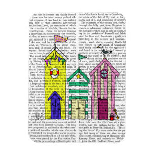 Magnet Flexible Illustration des Beach Huts 1