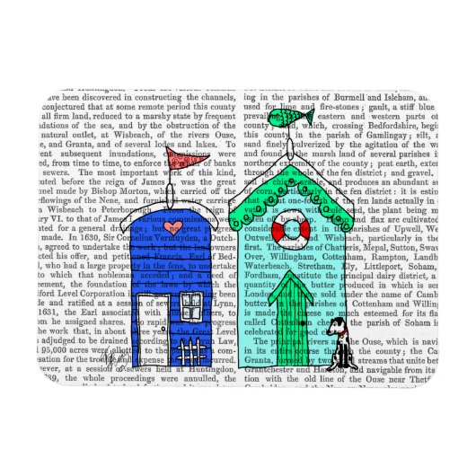 Magnet Flexible Illustration des Beach Huts 2 (Horizontal)