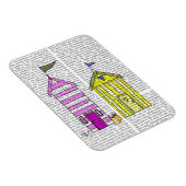 Magnet Flexible Illustration des Beach Huts 3 (Côté Droit)