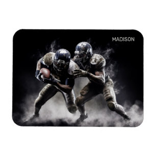 Magnet Flexible Illustration des joueurs de football de nom person